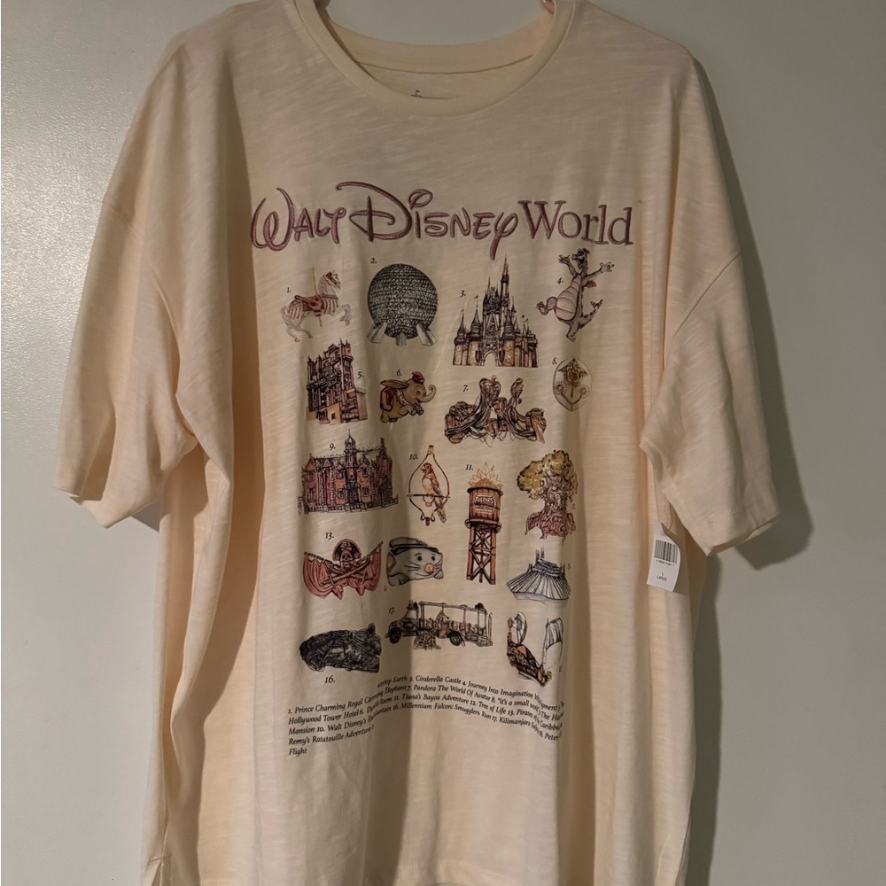 Disney Cream Short Sleeve Tee